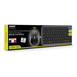 PORT DESIGNS Bluetooth Keyboard & Mouse pack Bundle 900903R + 900707 redeal.fr