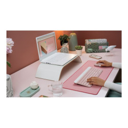 LOGITECH MK470 Slim Combo - ROSE - (FRA) - CENTRAL-419 redeal.fr