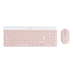 LOGITECH MK470 Slim Combo - ROSE - (FRA) - CENTRAL-419 redeal.fr