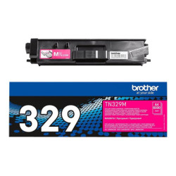 BROTHER TN-329M cartouche de toner magenta très haute capacité 6.000 pages pack de 1