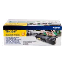 BROTHER TN-329Y cartouche de toner jaune très haute capacité 6.000 pages pack de 1