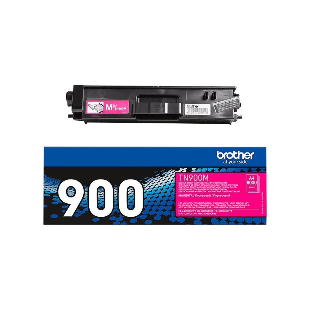 BROTHER TN-900M cartouche de toner magenta très haute capacité 6.000 pages pack de 1