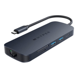 TARGUS HyperDrive EcoSmart Gen.2 Universal USB-C 8-in-1 Hub w 140 W PD3.1 Power Pass-thru redeal.fr