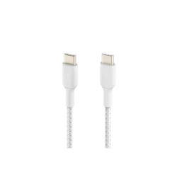 BELKIN USB-C to USB-C Braided PVC White 2m Twin Pack redeal.fr