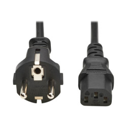 EATON TRIPPLITE PDU Power Cord C13 to Schuko CEE 7/7 - 10A 250V H05VV-F 1M 3.28 FT. Black redeal.fr