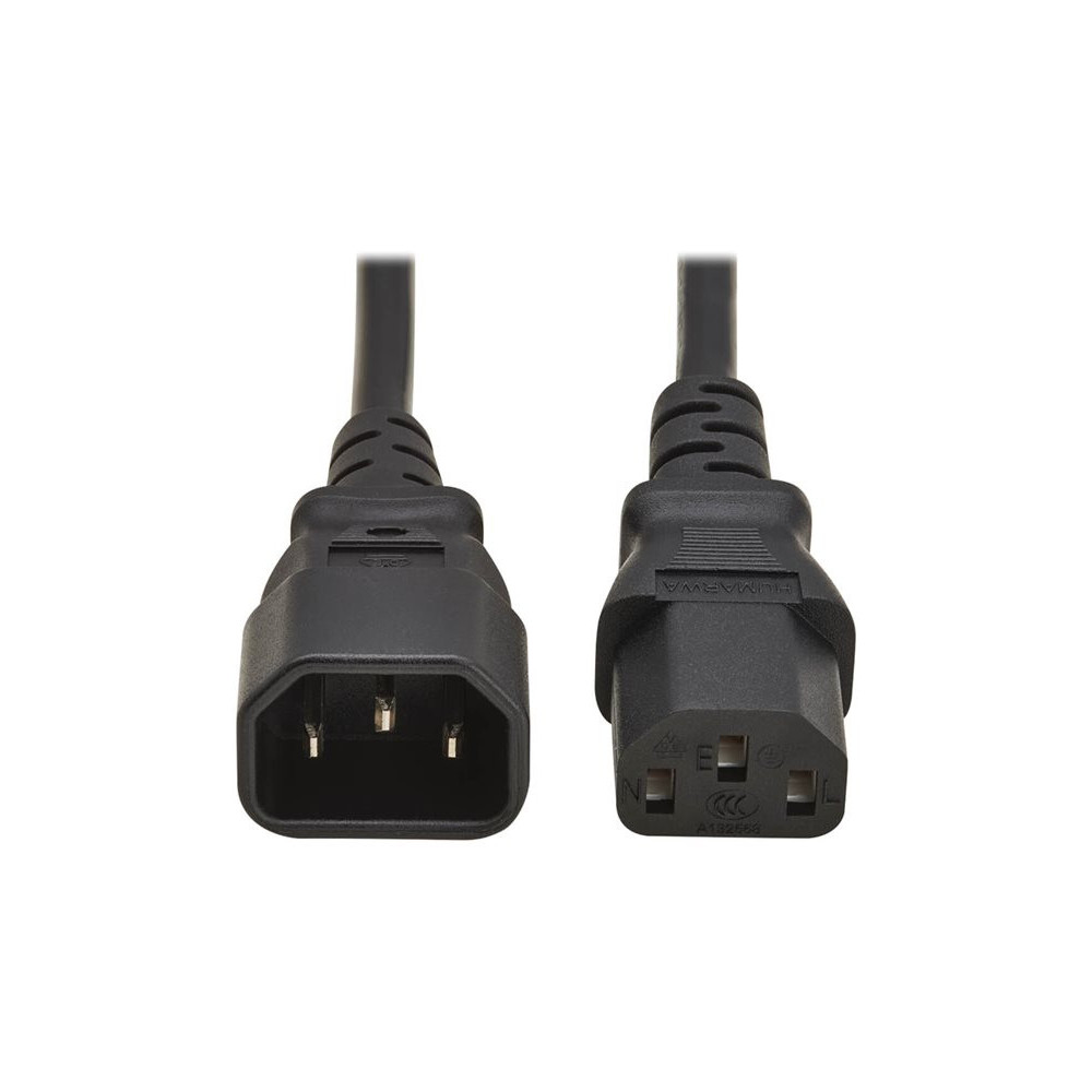 EATON TRIPPLITE PDU Power Cord C13 to C14 - 10A 250V H05VV-F 2M Black redeal.fr