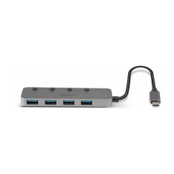 LINDY 4 Port USB 3.2 Type C Hub with On/Off Switches redeal.fr