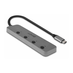 LINDY 4 Port USB 3.2 Type C Hub with On/Off Switches redeal.fr