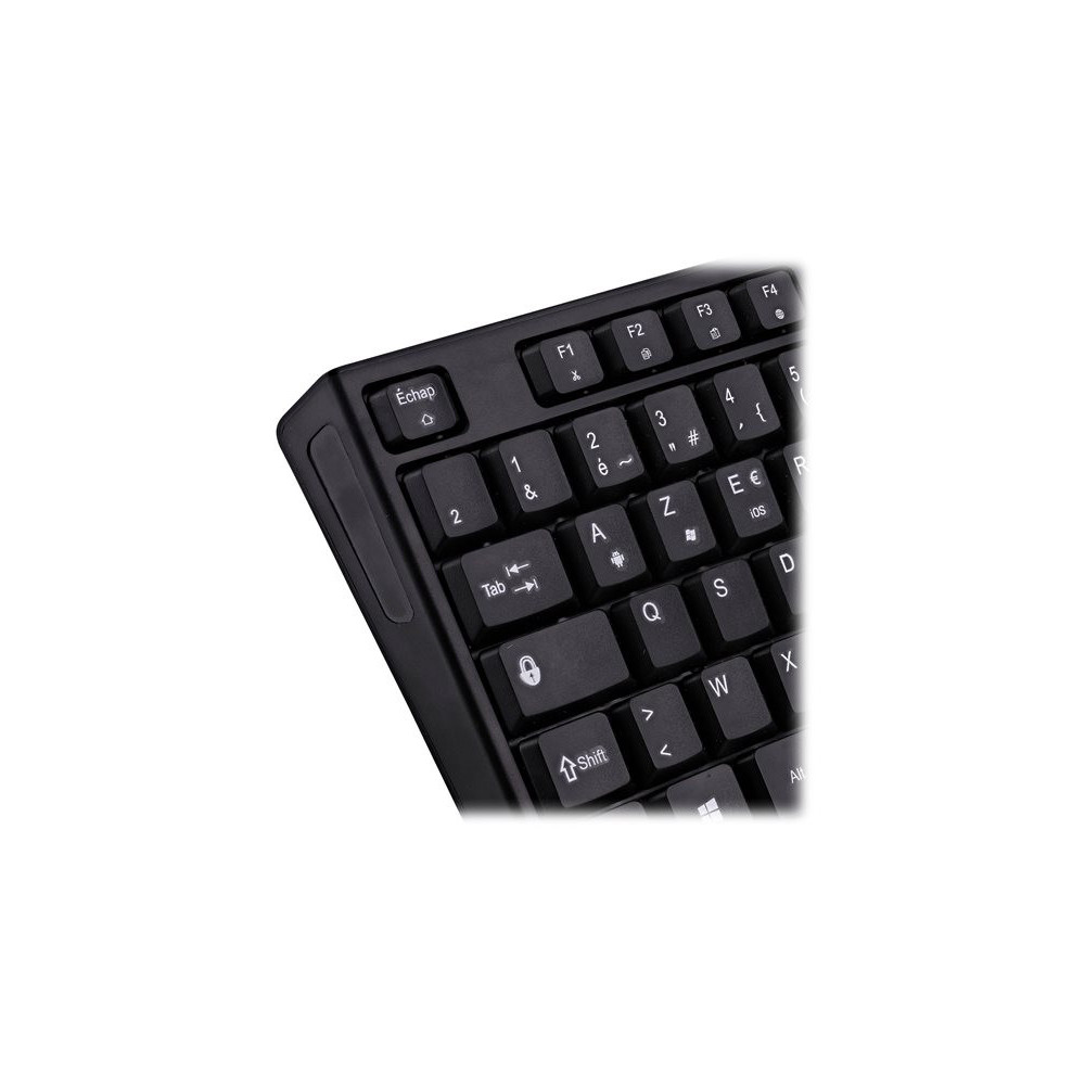 TNB CLASSY Rechargeable wireless keyboard Bluetooth + USB-A 2.4Ghz AZERTY (FR) redeal.fr