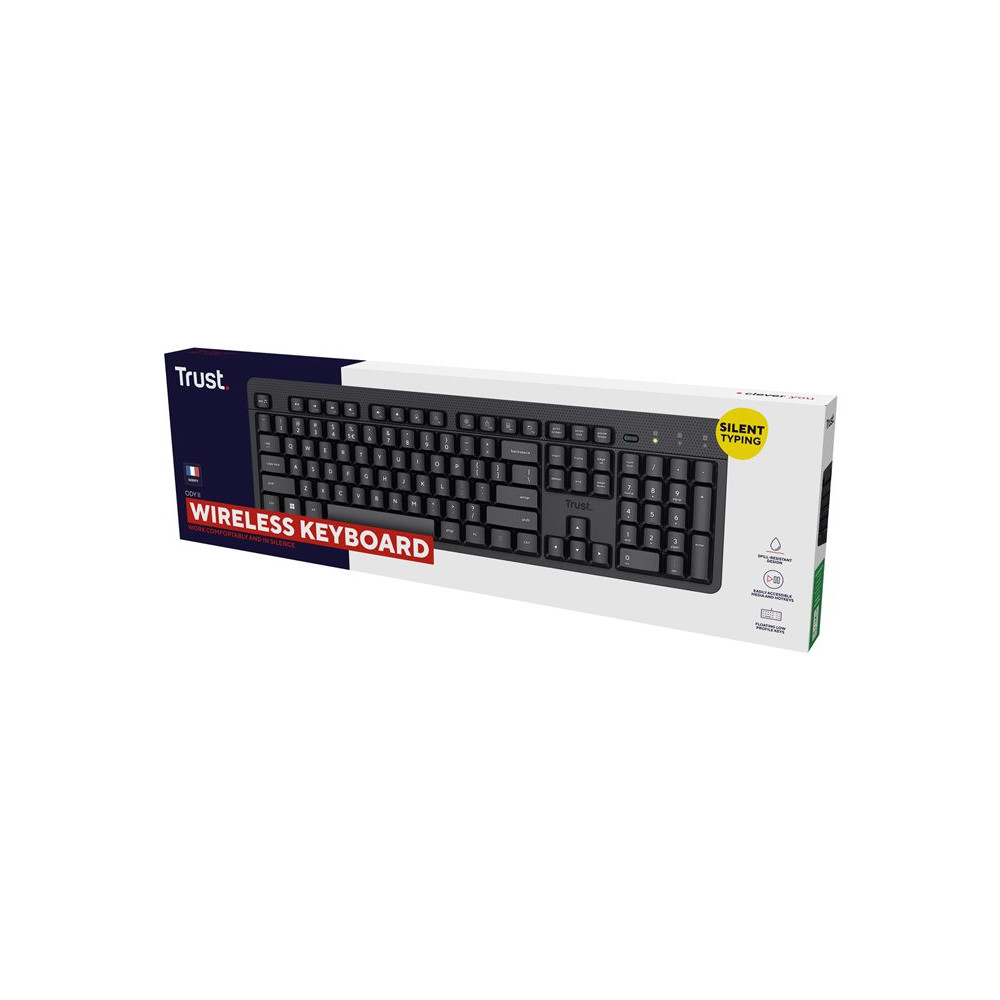 TRUST Clavier sans fil ODY II silencieux (FR) redeal.fr