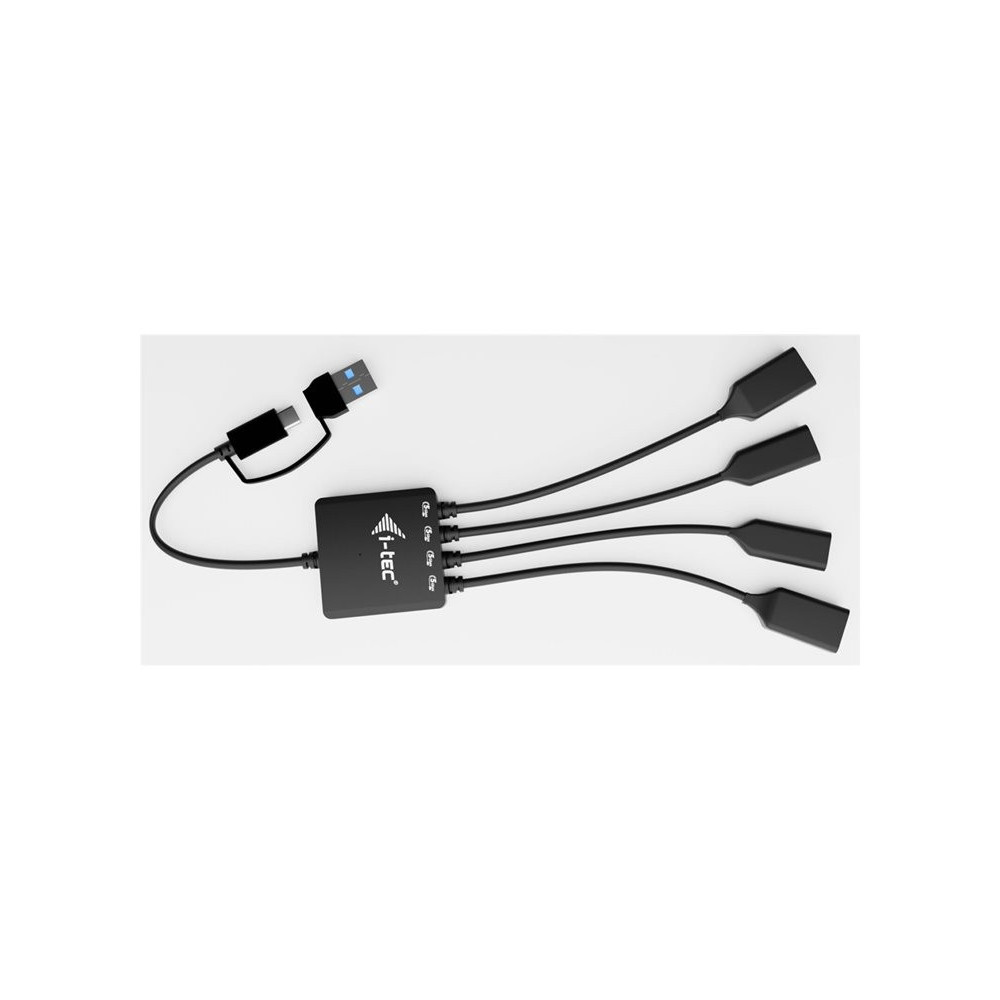 I-TEC USB-C/USB-A Cable HUB 4 port 2x USB-C 3.2 Gen 1 2x USB-A 3.2 Gen 1 redeal.fr