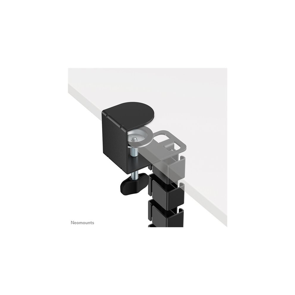 NEOMOUNTS Cable Spine Organizer for sit/stand desk frames clamp mounted black redeal.fr