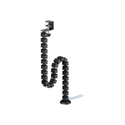 NEOMOUNTS Cable Spine Organizer for sit/stand desk frames clamp mounted black redeal.fr