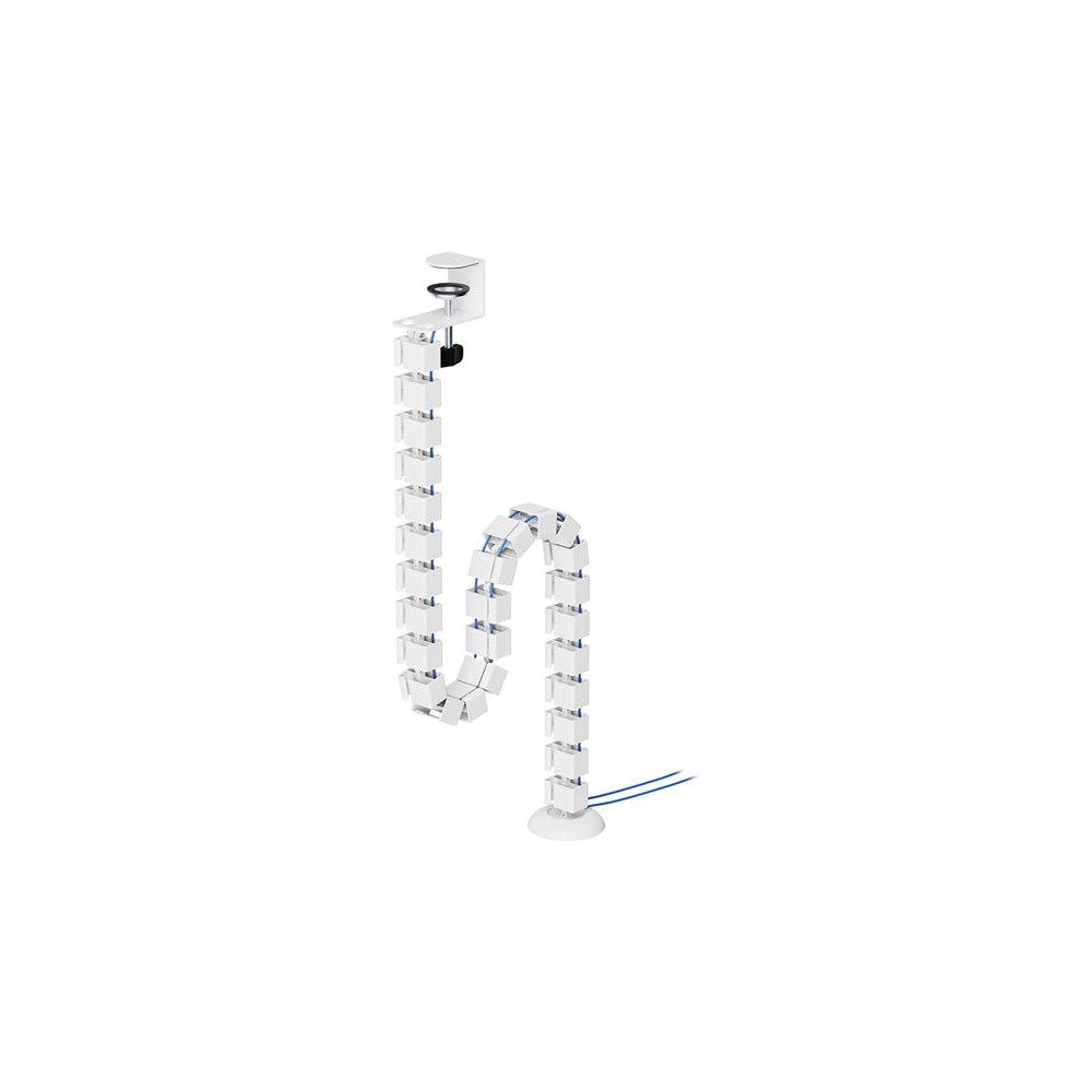 NEOMOUNTS Cable Spine Organizer for sit/stand desk frames clamp mounted white redeal.fr