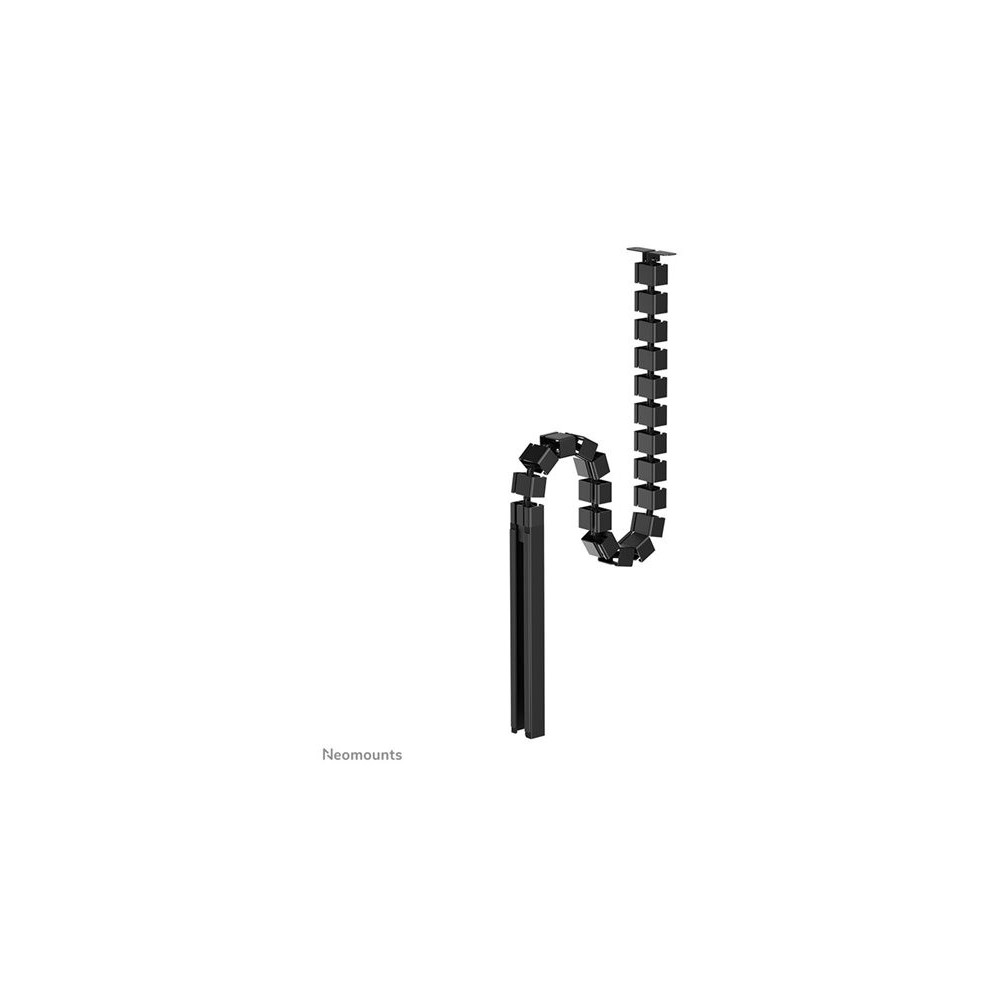 NEOMOUNTS Cable Spine Organizer for sit/stand desk frames screw mounted magnetic channel black redeal.fr
