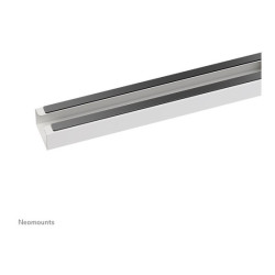 NEOMOUNTS Magnetic Cable Cover for sit/stand desk frames screw mounted magnetic channel white redeal.fr