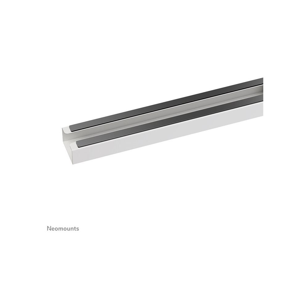 NEOMOUNTS Magnetic Cable Cover for sit/stand desk frames screw mounted magnetic channel white redeal.fr