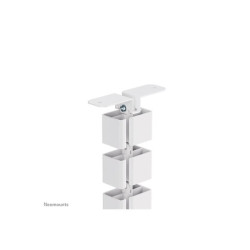 NEOMOUNTS Magnetic Cable Cover for sit/stand desk frames screw mounted magnetic channel white redeal.fr