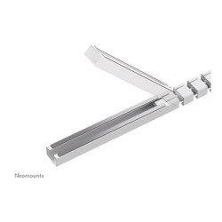 NEOMOUNTS Magnetic Cable Cover for sit/stand desk frames screw mounted magnetic channel white redeal.fr