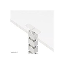 NEOMOUNTS Magnetic Cable Cover for sit/stand desk frames screw mounted magnetic channel white redeal.fr