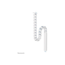 NEOMOUNTS Magnetic Cable Cover for sit/stand desk frames screw mounted magnetic channel white redeal.fr
