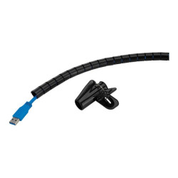 NEOMOUNTS Spiral Cable Wrap 15mm multiple cables black redeal.fr