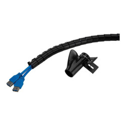 NEOMOUNTS Spiral Cable Wrap 20mm multiple cables black redeal.fr