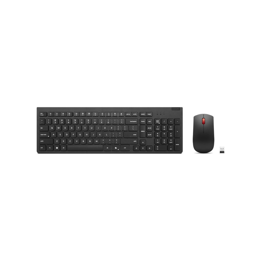 LENOVO Essential Wireless Combo Keyboard & Mouse Gen2 Black-French redeal.fr