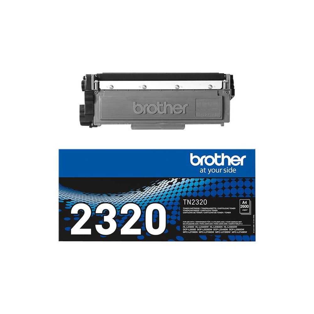 BROTHER TN-2320 toner noir haute capacité 2.600 pages pack de 1