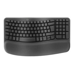 LOGITECH Wave Keys for Business - GRAPHITE - (FRA) - 2.4GHZ/BT - CENTRAL-419 - B2B redeal.fr