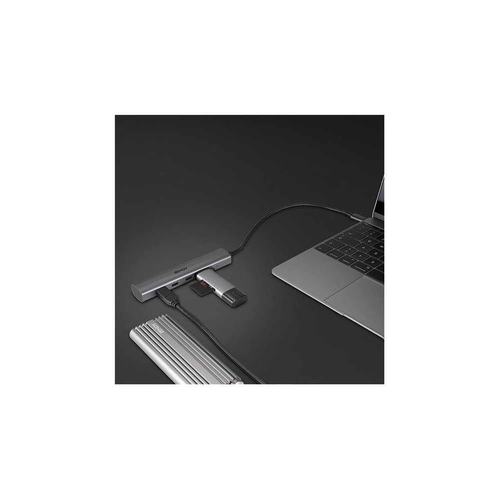 LINDY 4 Port USB 3.2 Gen 2 Type C Hub redeal.fr