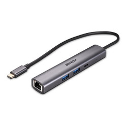 LINDY USB 3.2 Gen 2 Type C Hub & Gigabit Ethernet redeal.fr