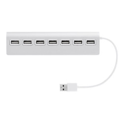 TNB Selfpowered 7Port USB Hub Refined Aluminum Design 7 USB 2.0 Ports redeal.fr