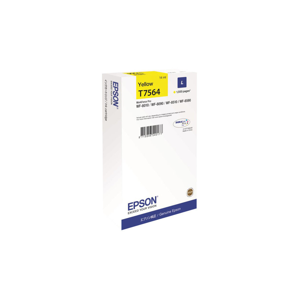EPSON 4LB WF-8xxx Series Ink Cartridge L Yellow