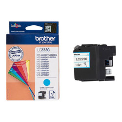 BROTHER LC-223 cartouche d encre cyan capacité standard 550 pages pack de 1