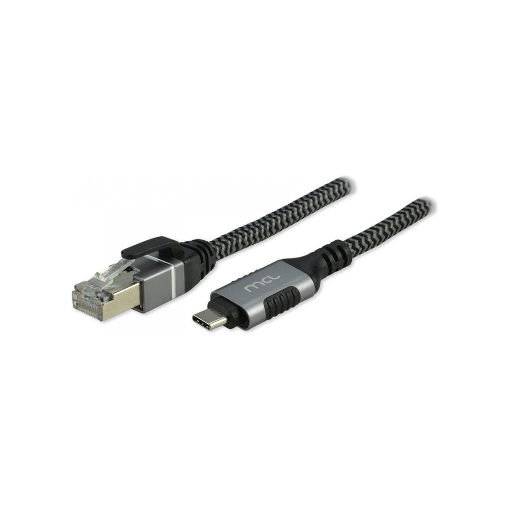 MCL MC1D99AZZ03CRJ452 - Câble Type C USB 3.1 mâle vers RJ45 mâle tressé - 2m redeal.fr