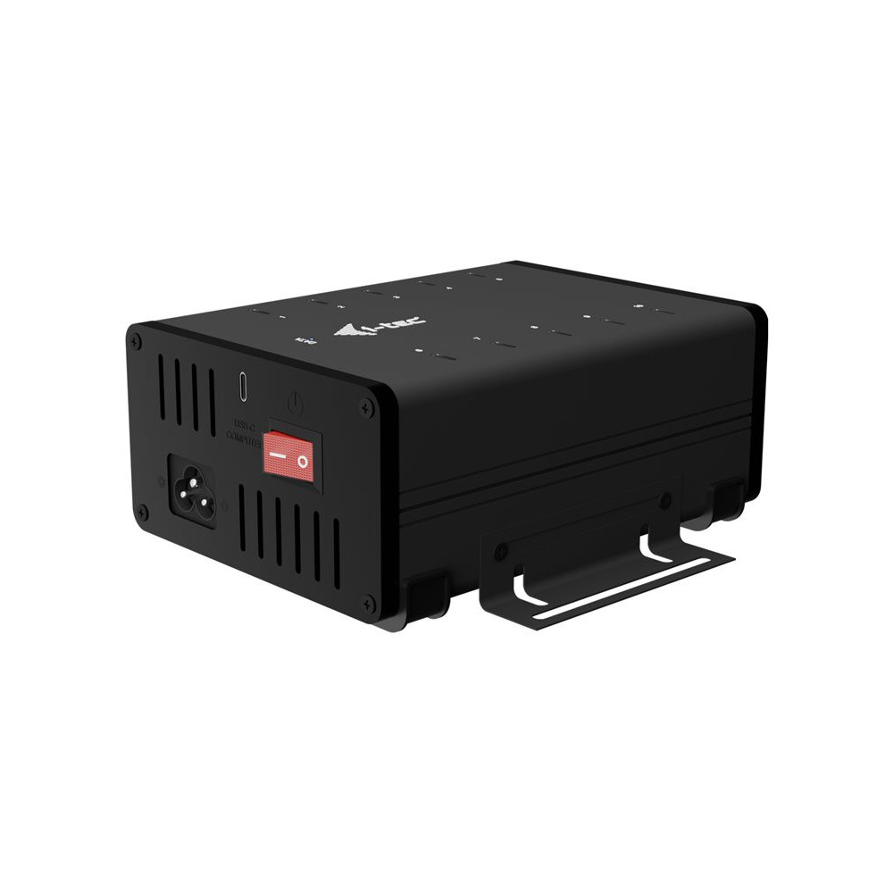 I-TEC USB-C/USB-A Metal Charging+Data HUB 15W per port 10x USB-C integrated power adapter 180W redeal.fr