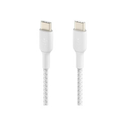 BELKIN BOOST CHARGE USB-C to USB-C Cable Braided 0.15m White redeal.fr