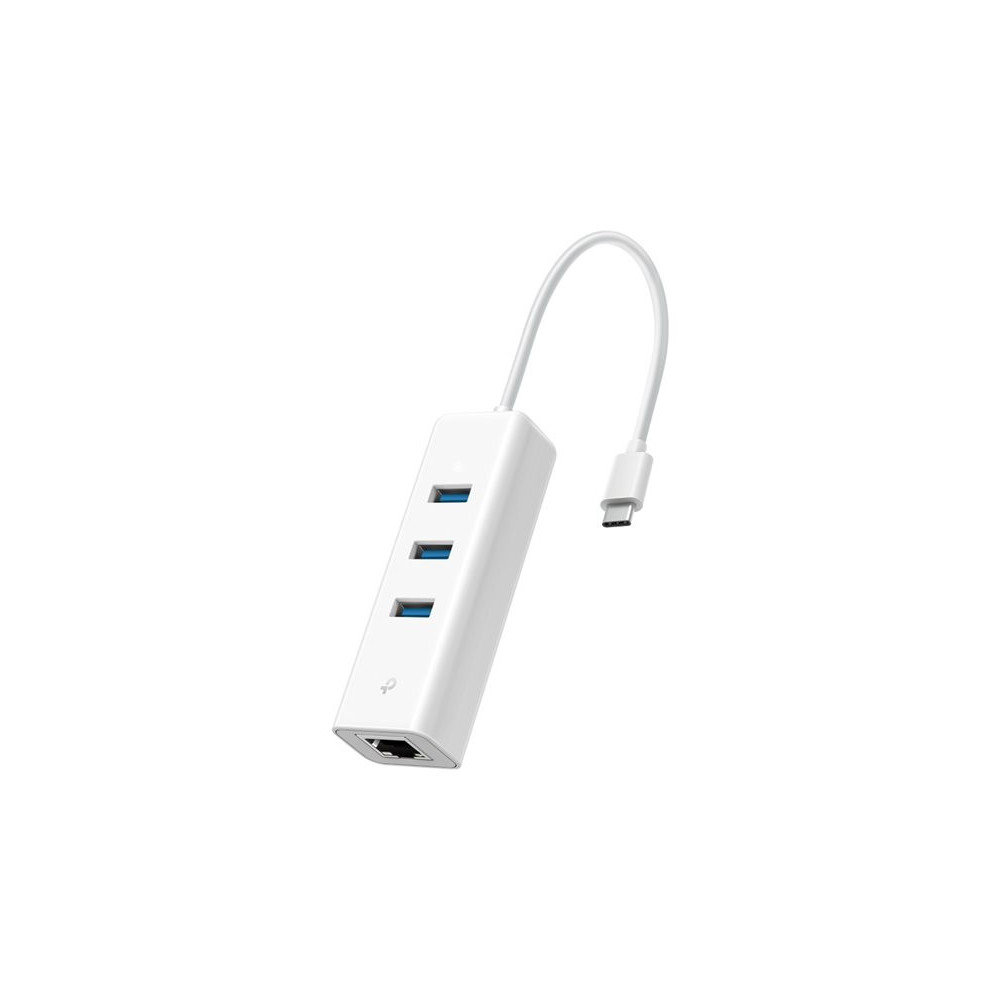 TP-LINK UE330C USB 3.0 Type-C to Gigabit Ethernet Network Adapter with 3-Port USB 3.0 Type-A Hub redeal.fr