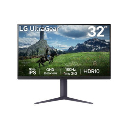 LG UltraGear 32GS85Q-B - 32p-  2560 x 1440 QHD 180 Hz - Nano IPS - 350 cd/m2 - 1000:1 - HDR10 - 1 ms - 2xHDMI, DisplayPort