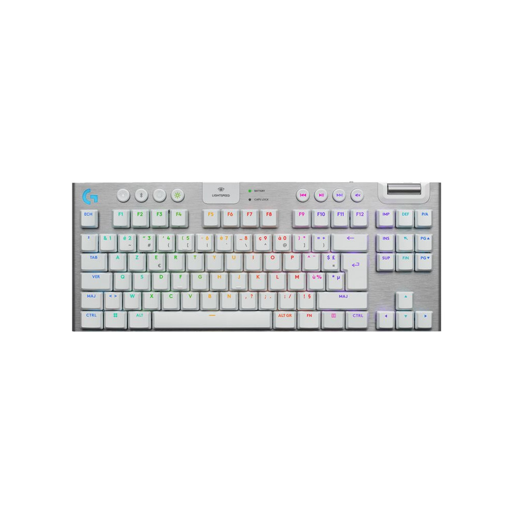 LOGITECH G915 X LIGHTSPEED TKL Wireless Gaming Keyboard White (FR) redeal.fr