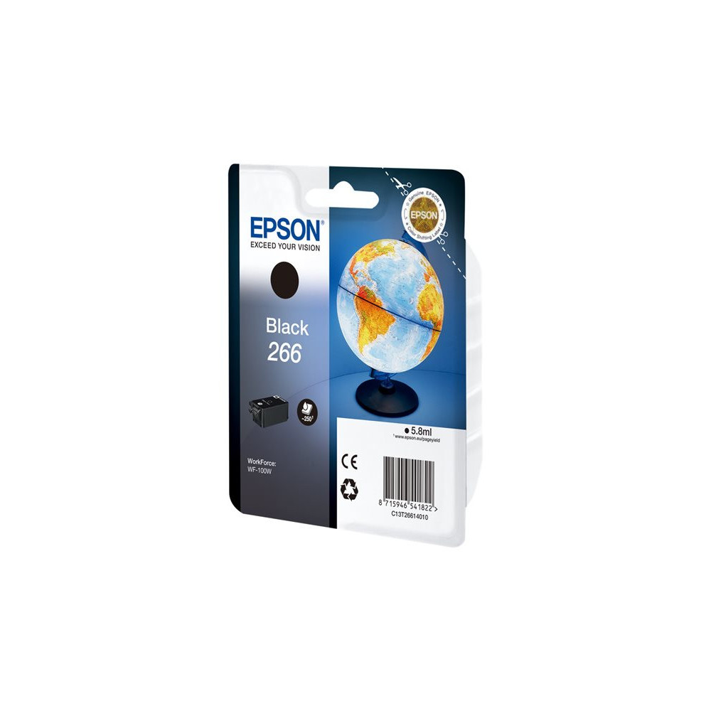 EPSON 4LB 266 ink cartridge black standard capacity 250 pages 1-pack RF-AM blister w/s