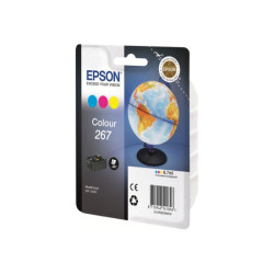 EPSON 2LB 267 ink cartridge cyan magenta and yellow standard capacity 200 pages 1-pack RF-AM blister redeal.fr