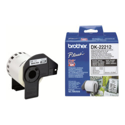 BROTHER P-TOUCH DK-22212 blanc continue length film 62mm x 15.24m
