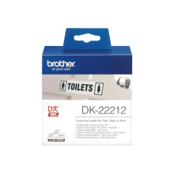 BROTHER P-TOUCH DK-22212 blanc continue length film 62mm x 15.24m
