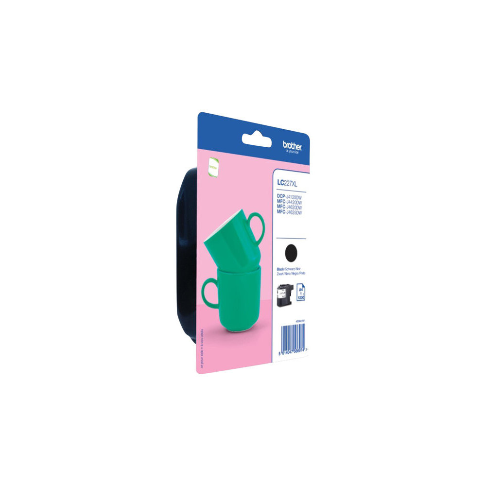 BROTHER LC-227XL cartouche dencre noir haute capacité 1-pack blister sans alarme