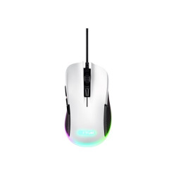 TRUST Souris gaming filaire YBAR blanche redeal.fr