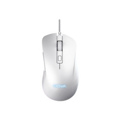 TRUST Souris gaming filaire YBAR+ blanche redeal.fr