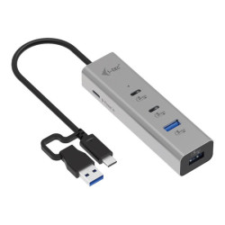 I-TEC Universal Charging Metal HUB 2x USB-C 3.2 Gen.1 + 2x USB-A 3.2 Gen.1 1x USB-C PD 85W redeal.fr