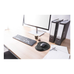 TRUST Tapis de souris ergonomique BIGFOOT - noir redeal.fr